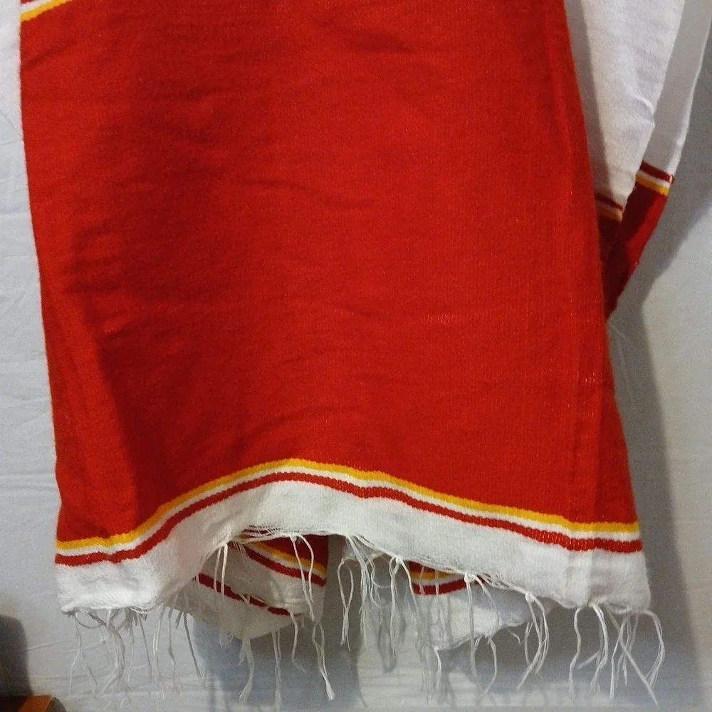 NFL Poncho‎ Kansas City Chiefs Acrylic Cotton New!